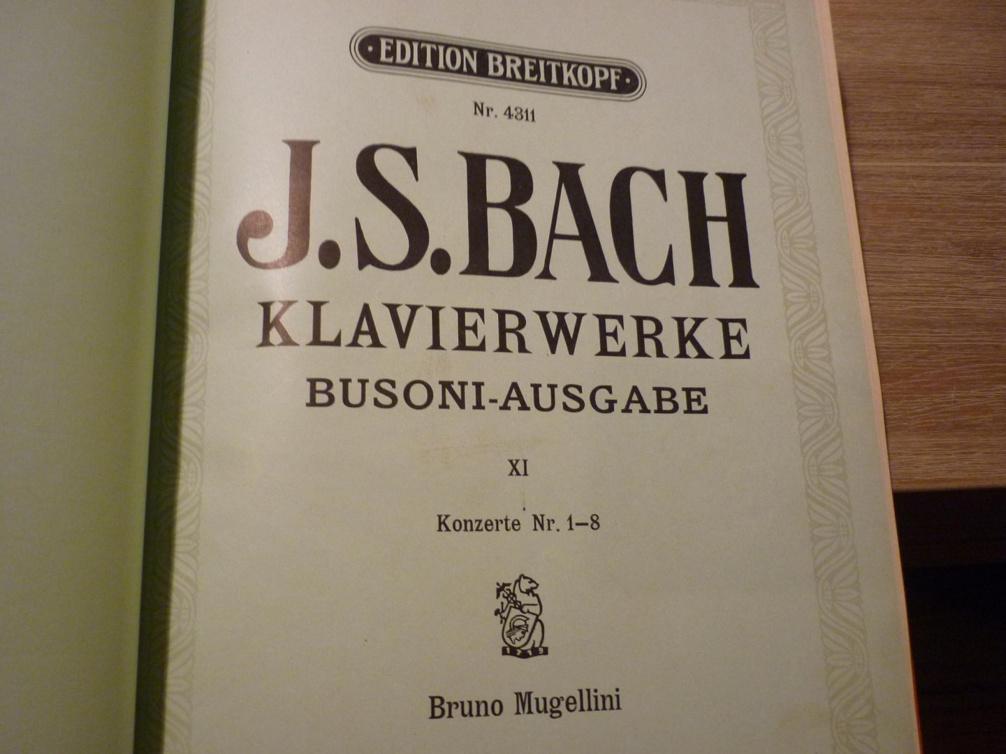 Bach; J. S. (1685-1750) - Konzerte nach verschiedenen Meistern 1-16; Busoni-Ausgabe - Band 11 en Band 12