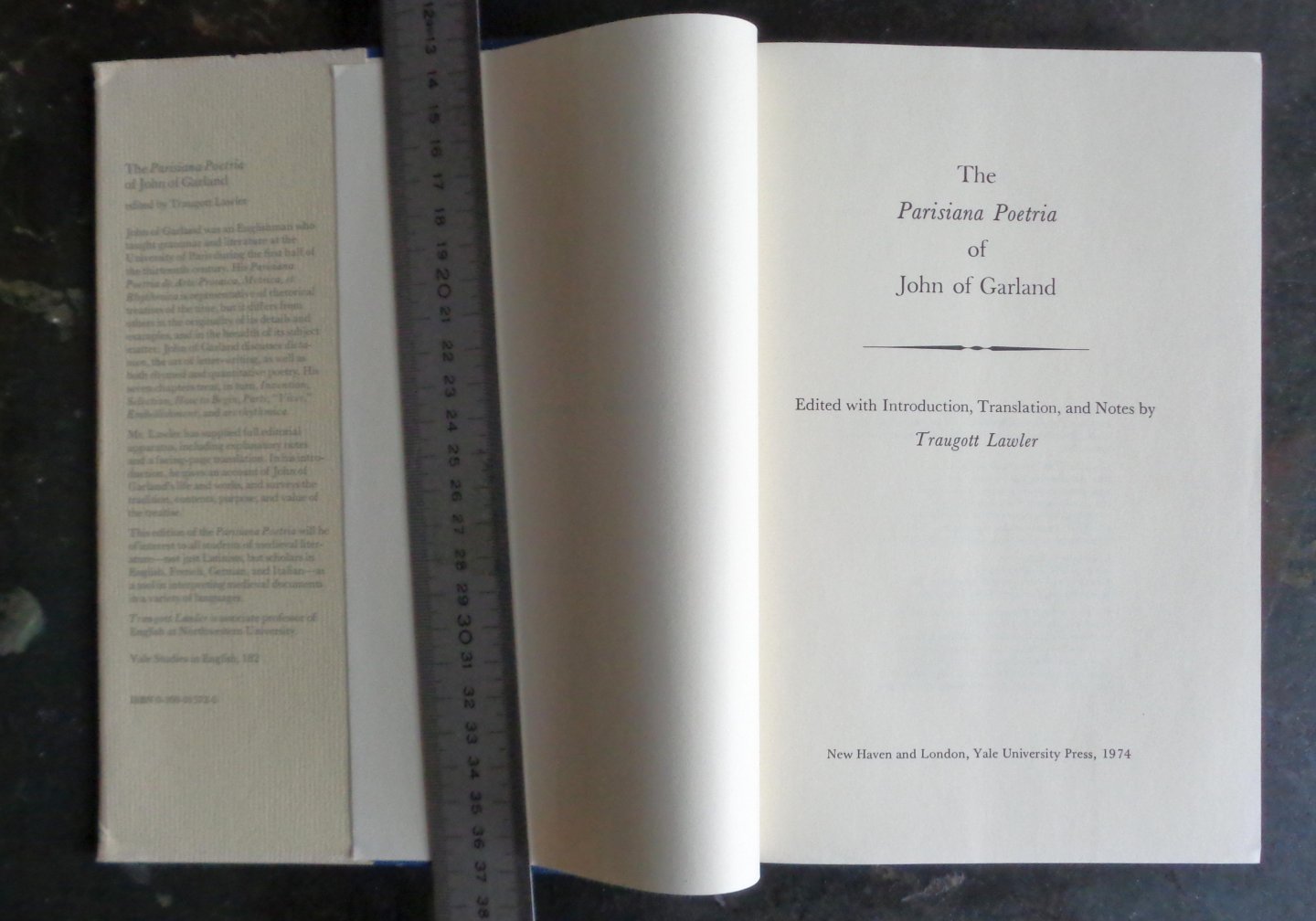 John of Garland | Traugott Lawler (Editor and Translator) - THE PARISIANA POETRIA OF JOHN OF GARLAND