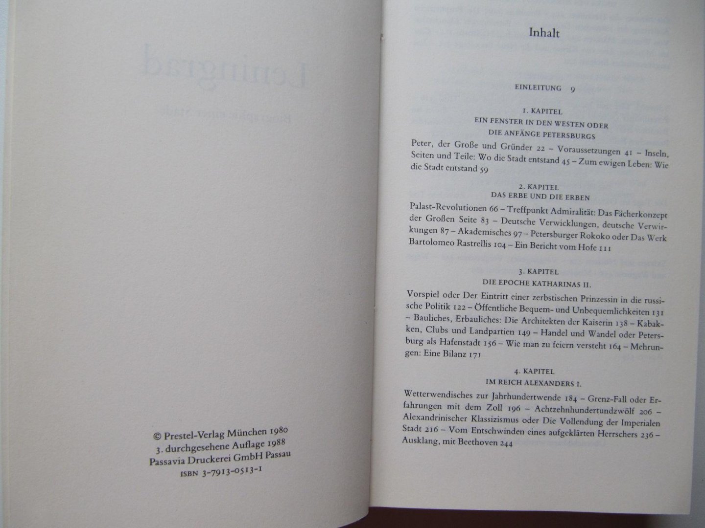 Hubert von Bechtolsheim - Leningrad