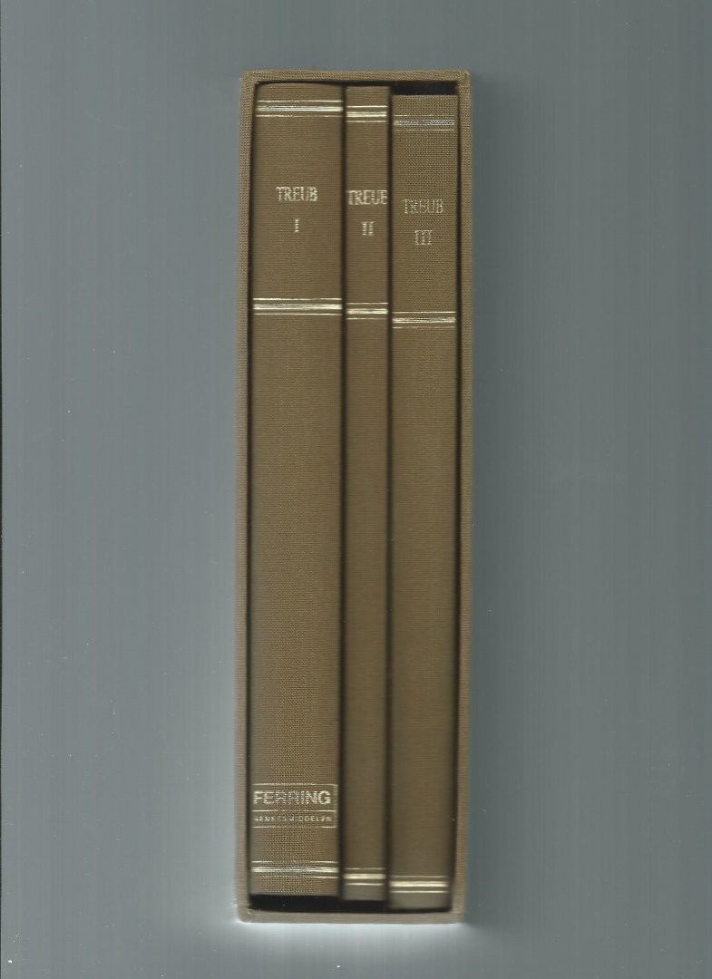 Treub, Hector - Leerboek der Gynaecologie. I, II en III. Facsimile uitgave van de editie uit 1892.