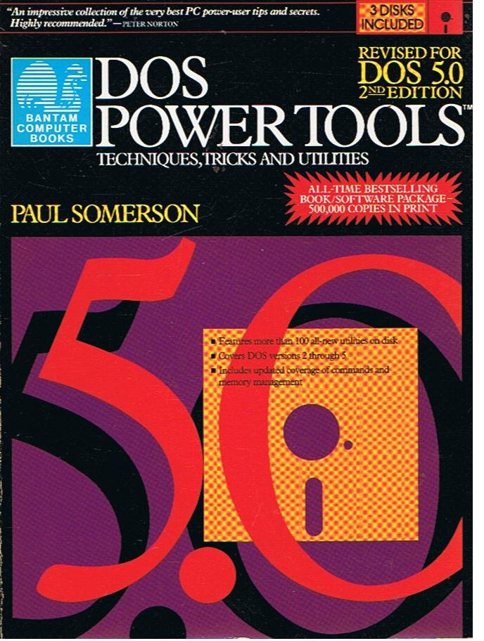 Somerson, Paul - DOS Power Tools 2nd edition - Revised for DOS 5.0 - excl. disks