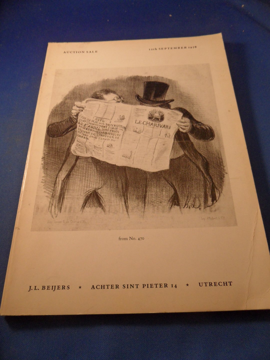 Beijers, J.L. - Auction sale 12th September 1978. Prints and drawings, including over 1.000 lithographs by Honoré Daumier