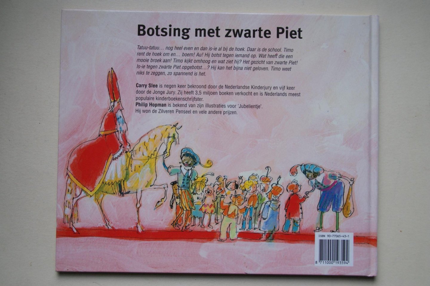 Carry Slee - Botsing Met Zwarte Piet geillustreerd door Philip Hopman