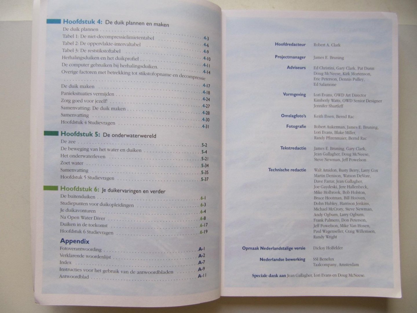 Red. Robert A. Clark - Open Water Diver (Manual)