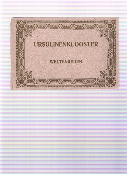 - - ursulinenklooster weltevreden