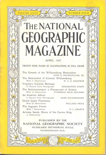 National Geographic - The National Geographic Magazine, april 1937