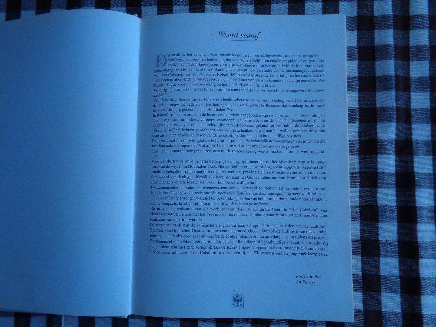 robert bellio-an paruys - het cabaljon-van hutte tot park van genk