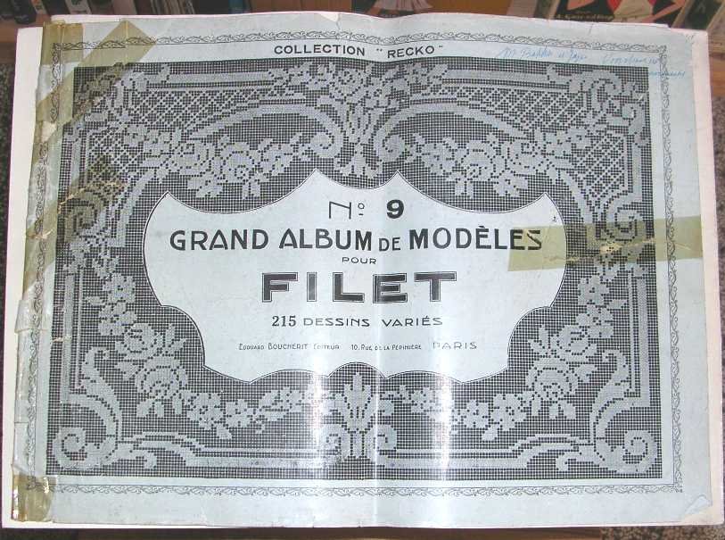 Grand - Grand album de modeles pour filet : 215 dessins varies.