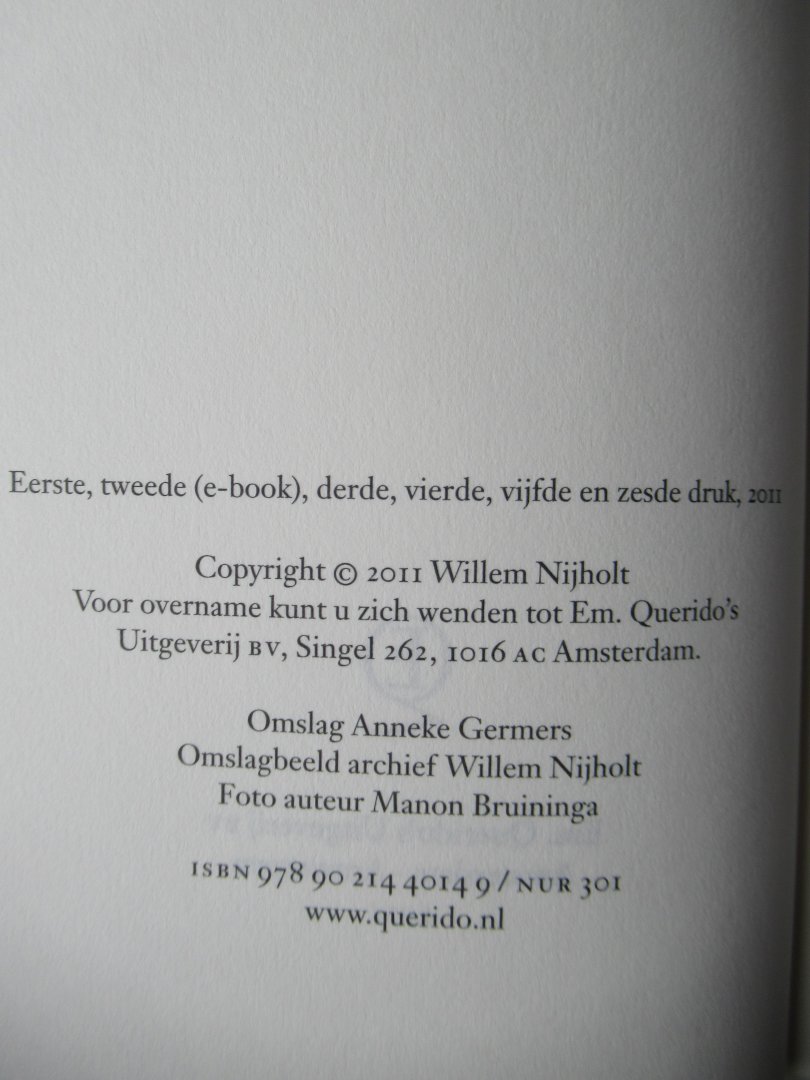 Nijholt, Willem - Met bonzend hart. Brieven aan Hella Haasse