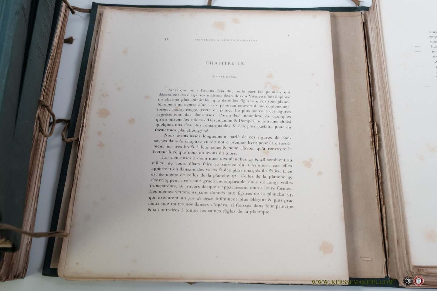 Lenormant, F. - Chefs d'oeuvre de l'art antique. Architecture - Peinture - Statues - Bas-reliëfs - Bronzes - Mosaïques - Vases - Medailles - Camées - Bijoux - Meubles, etc. Tirés principalement du Musée royal de Naples, dessinés et gravés (gravures au trai...