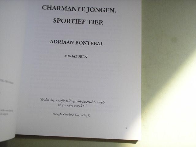 Bontebal, Adriaan - Charmante Jongen, Sportief Tiep. miniaturen