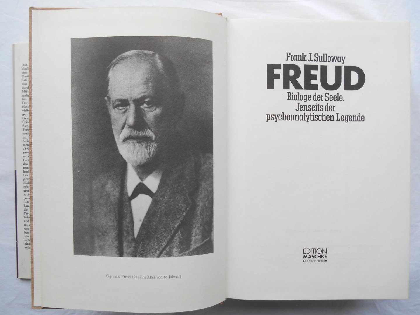 Sulloway, Frank J. - Freud - Biologie der Seele.