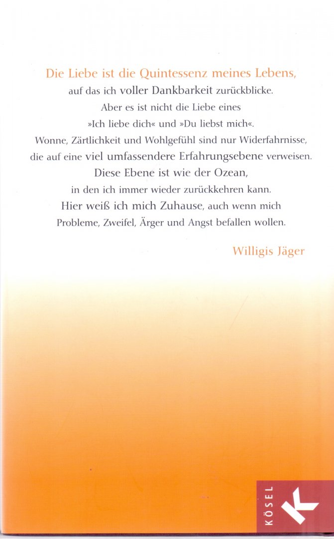 Jäger, Willigis (ds1344) - Über die Liebe
