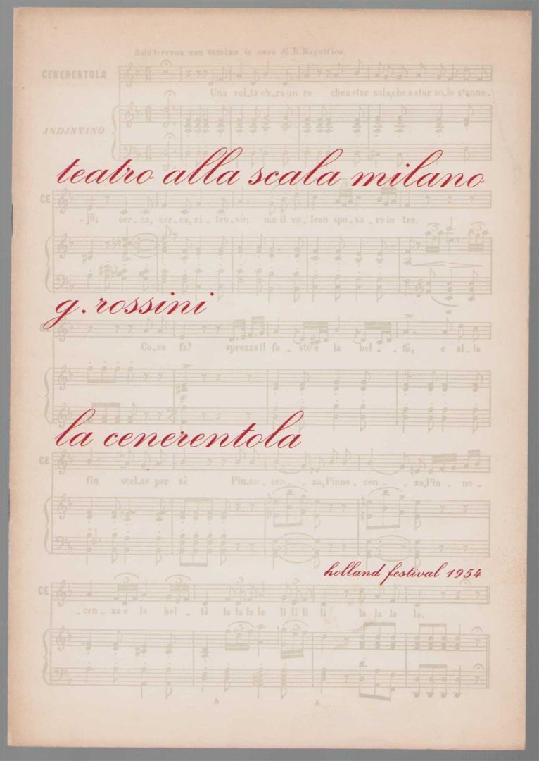 Gioachino Rossini - La Cenerentola : opera in drie bedrijven