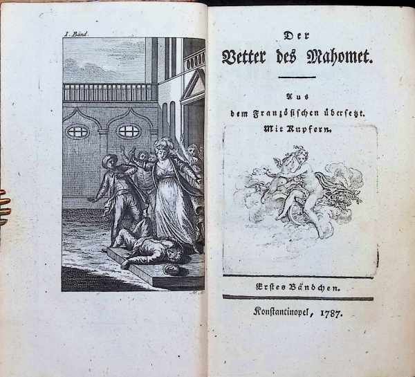 Nicolas Fromaget - Der Vetter des Mahomet : aus dem Französischen übersetzt : mit Kupfern (2 volumes complete)