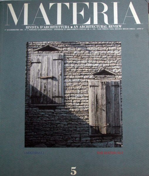 Paolo Portoghesi et a - Materia,An Architectual review