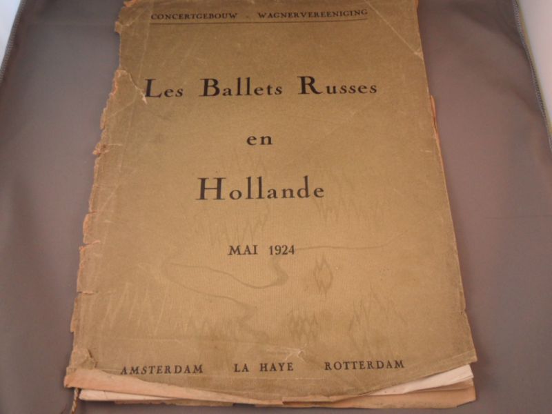 Wagnervereeniging/Concertgebouw - Les Ballets Russe en Hollande, mai 1924. Programmaboek.
