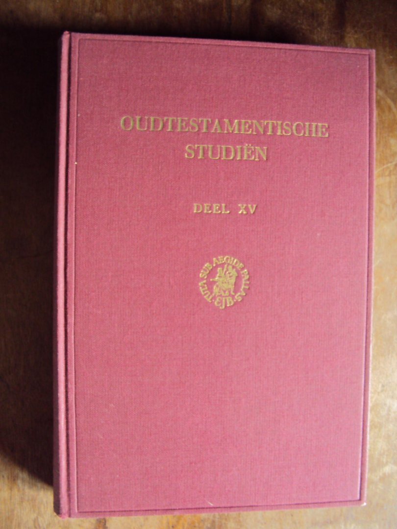 Vink, J.G. e.a. - Oudtestamentische Studiën, deel XV