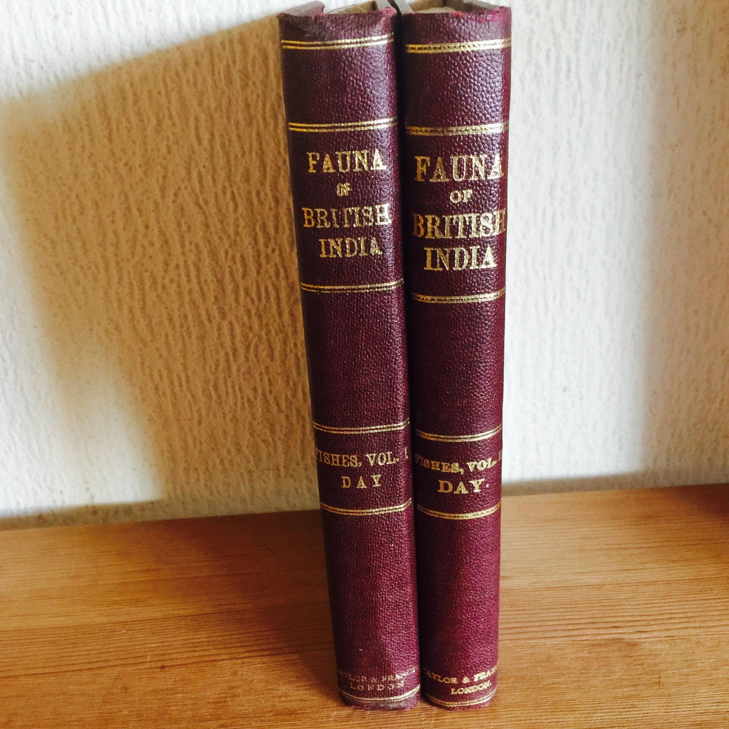 Francis Day - The Fauna of British India including Ceylon and Burma, 2 Volumes , FISHES