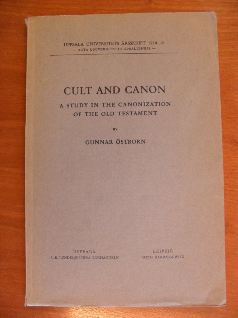 Ostborn Gunnar - CULT AND CANON