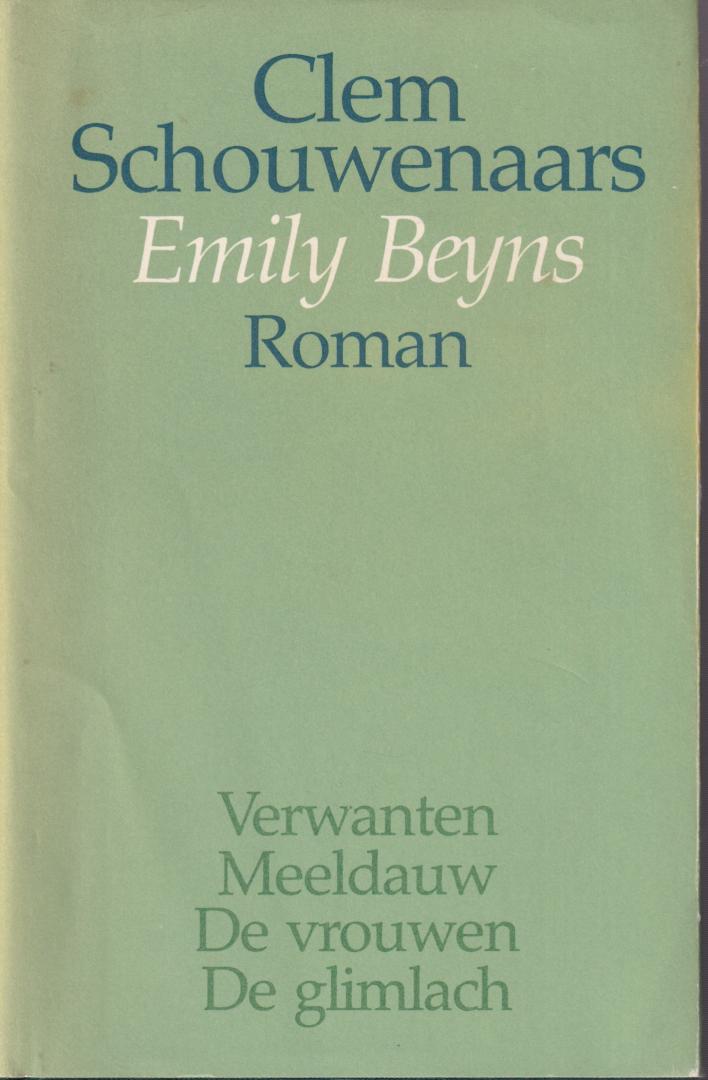 Schouwenaars, Clem (ds1212) - Emily Beyns of het heilig zwijgen. 4 delen