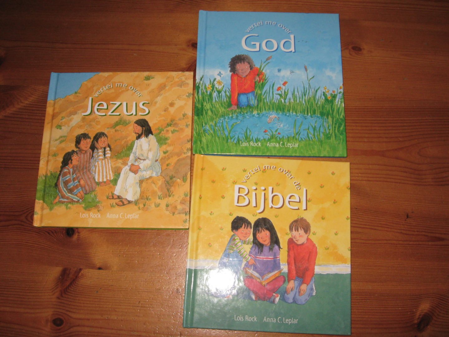 Rock, Lois en Leplar, Anna C. - 3 deeltjes: Vertel me over... de Bijbel, over God, over Jezus