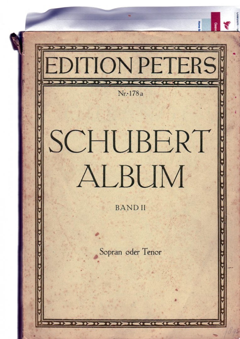 Schubert, Franz - Schubert Album