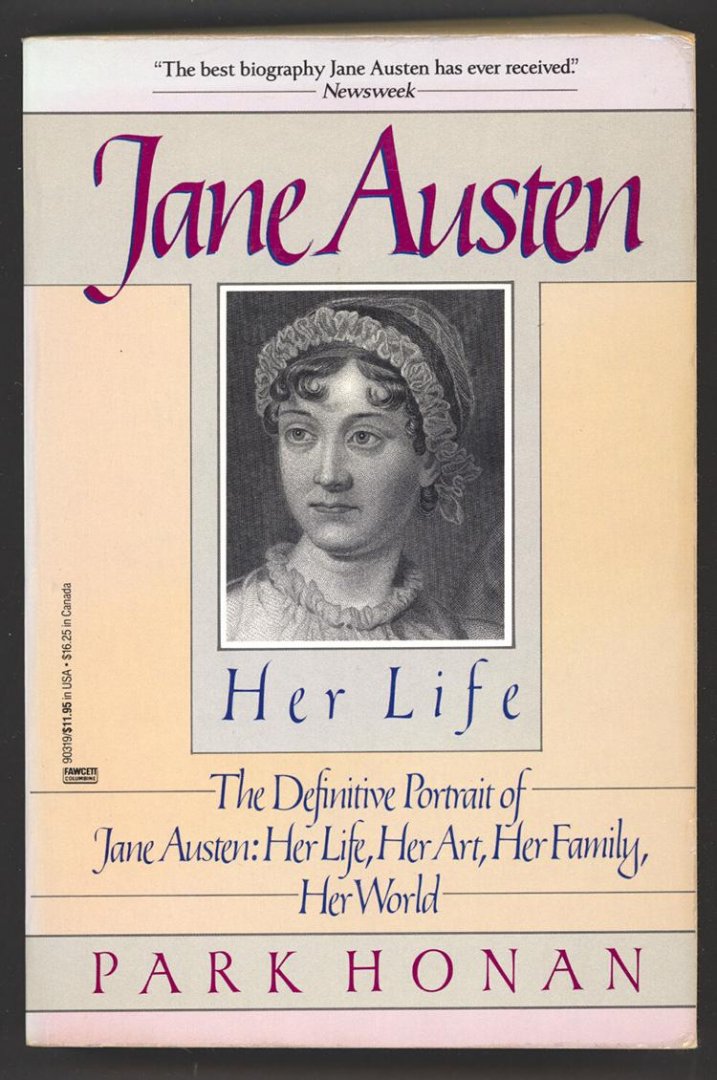 Honan, Park - Jane Austen / Her Life