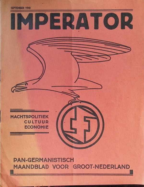  - Imperator Pan-germanistisch maandblad voor Groot-Nederland  3e jaargang n° 8   september  1940