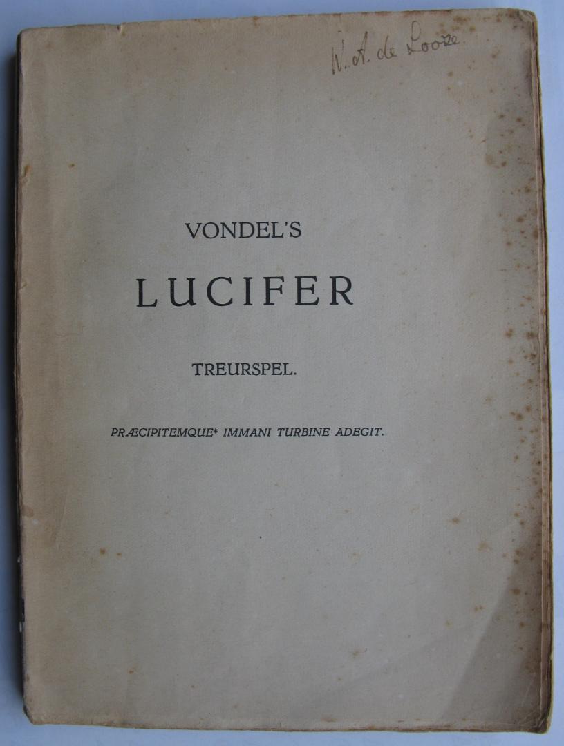 Vondel, J. van den - Vondel's Lucifer Treurspel