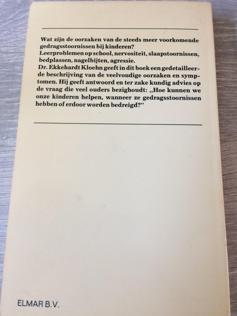 Kloehn - Gedragsstoornissen / druk 1