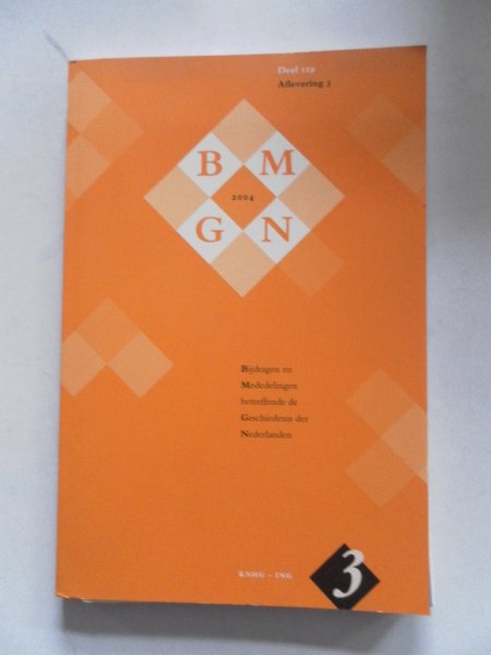 Berkel, K. van e.a. - Bijdragen en Mededelingen betreffende de Geschiedenis der Nederlanden Deel 119 aflevering 3 Met losse bijlage HG nieuws