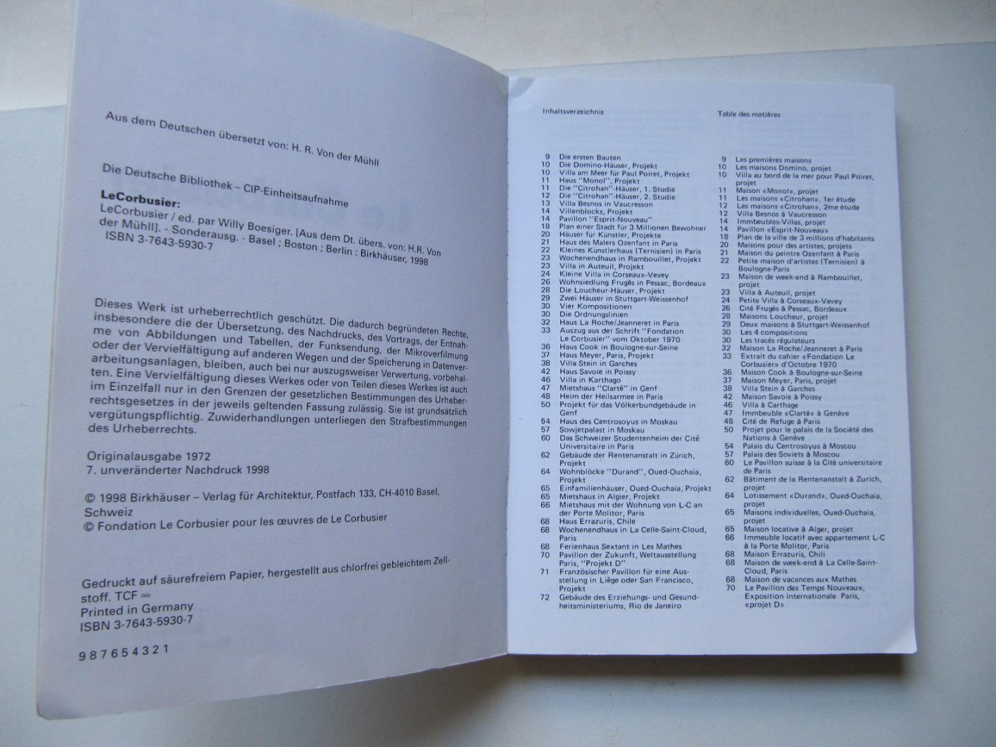 Willy Boesiger - Le Corbusier