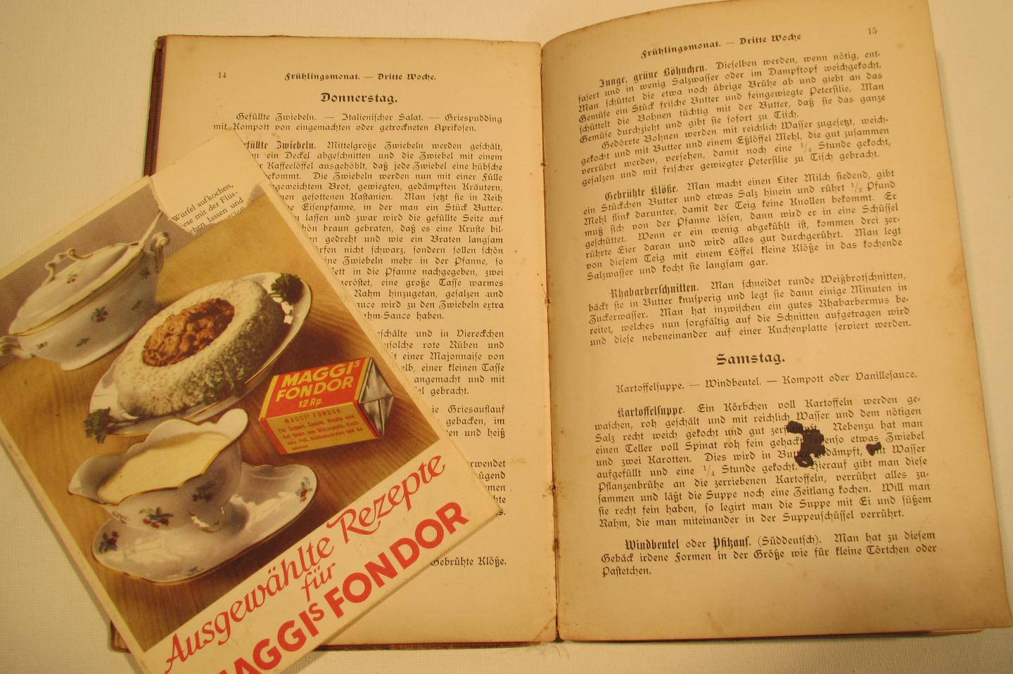 Martha Rammelmeyer - Vegetarische Kuche - boek uit 1907 ! - vegetarische keuken