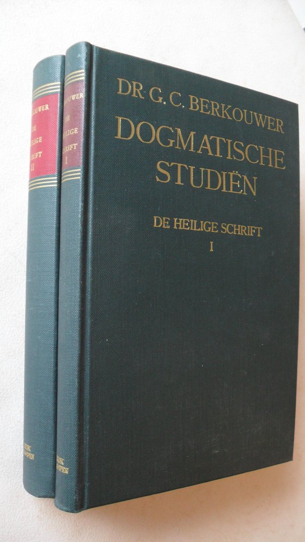 Berkouwer Dr.G.C. - Dogmatische studien. De Heilige Schrift I + II