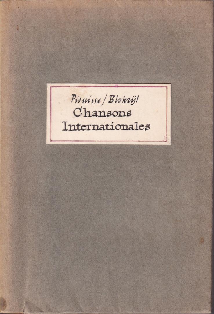 Pisuisse, Blokzijl (ds1363) - Chansons Internationales. Repertoire Pisuisse & Blokzijl