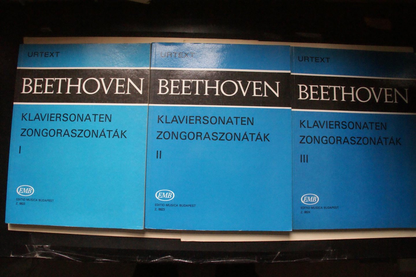 Beethoven, Ludwig van - Compleet in 3 delen: Urtext   Klaviersonaten  Zongoraszonatak