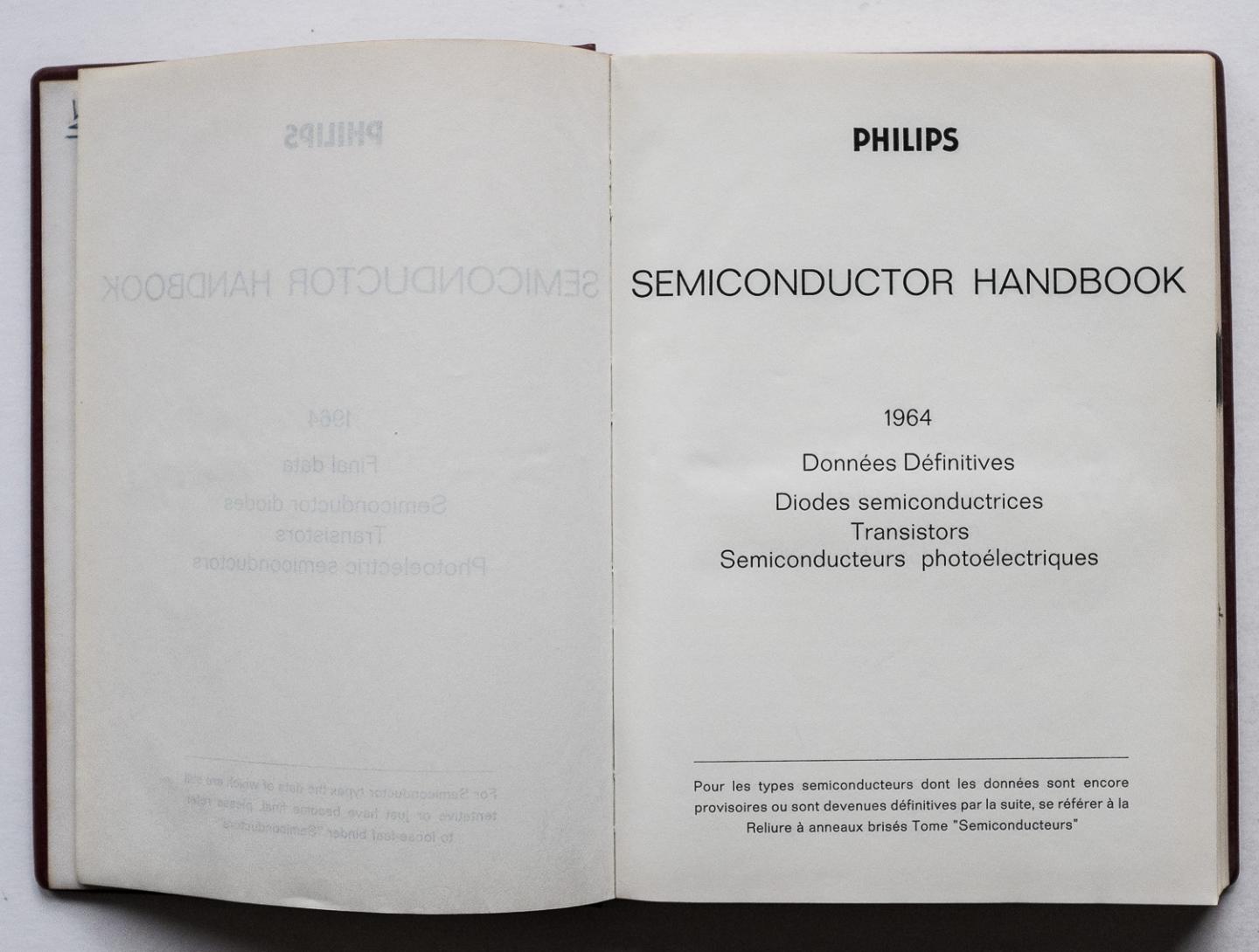  - Semiconductor Handbook - Final data, Semiconductor diodes, Transistors, Photoelectric semiconductors