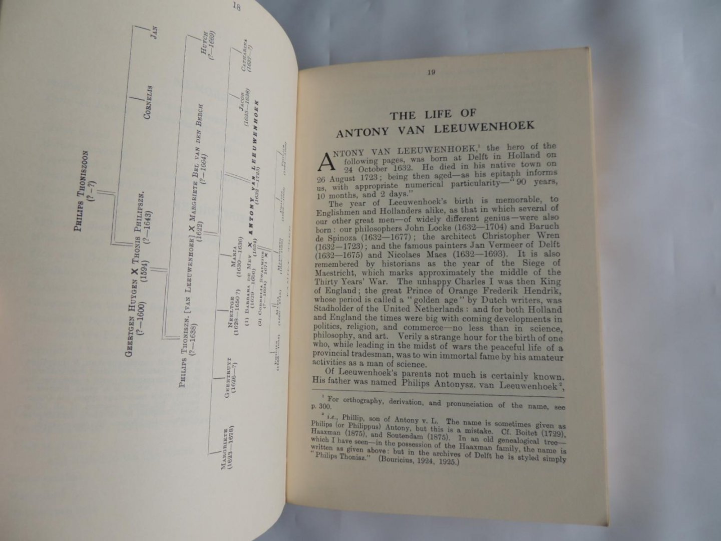 Dobell, Clifford - ANTONY VAN LEEUWENHOEK AND HIS LITTLE ANIMALS  - Being Some Account of the Father of Protozoology and Bacteriology and His Multifarious Discoveries in These Disciplines