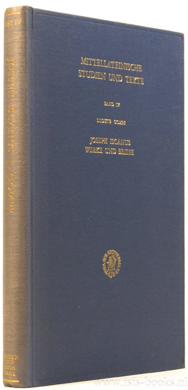 JOSEPH OF EXETER, JOSEPH ICANUS - Werke und Briefe. Herausgegeben von Ludwig Gumpf.