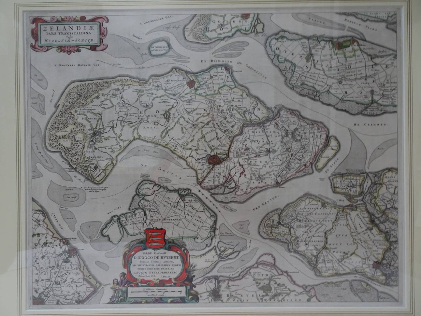 Schouwen-Duiveland. - Zelandiae Pars Transscaldina vulgo Beooster-Scheld.