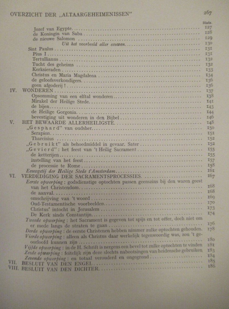 Zeij S.J., Jac. J. - Vondel's Altaargeheimenissen in dertien lezingen