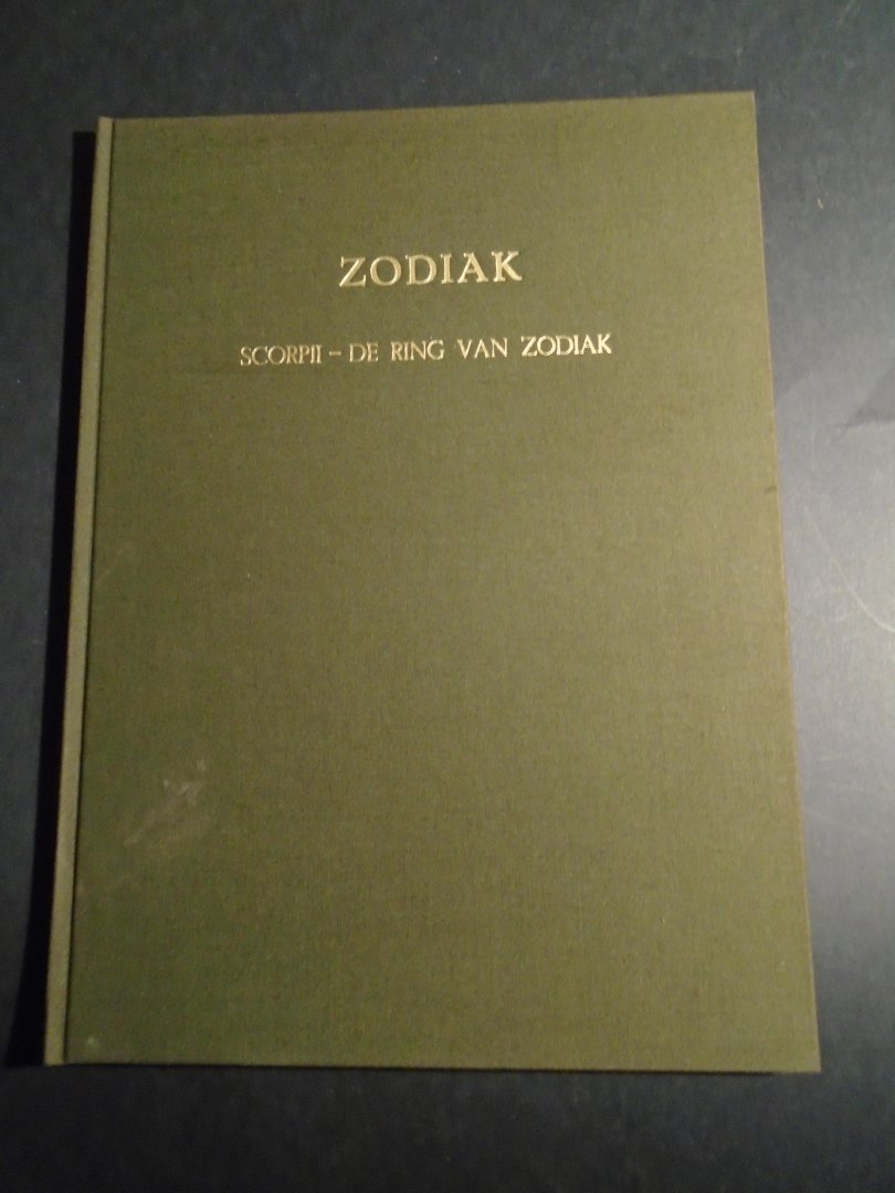 Oosterveer, Minck--Ritstier,Willem - Zodiak, -Scorpii- de ring van Zodiak--.Oplage: 125 expl. Dit is nr. 63.  Deel 2.   ( zwart-wit strips )