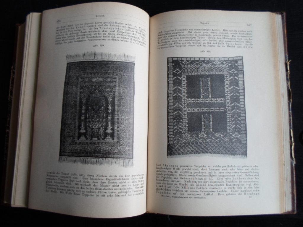 Heiden, Max - Handwörterbuch der Textilkunde aller Zeiten und Völker