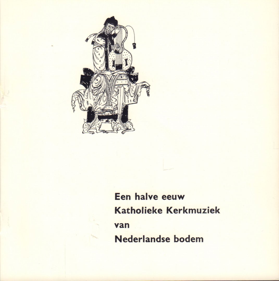 Diverse auteurs - Een Halve Eeuw Katholieke Kerkmuziek van Nederlandse Bodem, 6x vinyl EP 7" + begeleidend tekstboekje (32 pag. geniete softcover), komt in een cassette, zeer goede staat