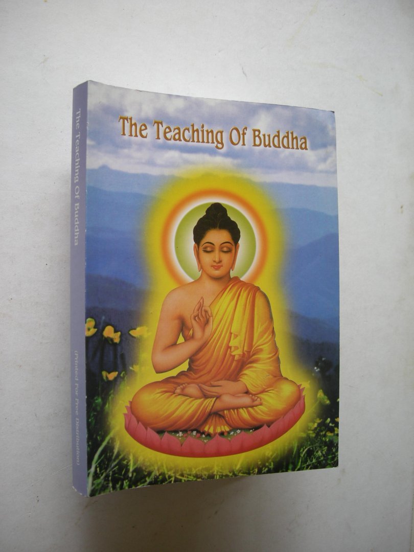 red. - The Teaching of Buddha