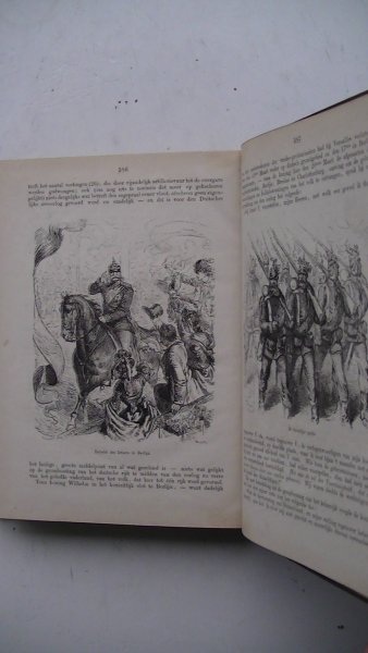 Hahn, Werner - Duitschlands krijg tegen Frankrijk, naar het hoogduitsch. Geïllustreerd met fraaie houtsnee-platen en kaarten.