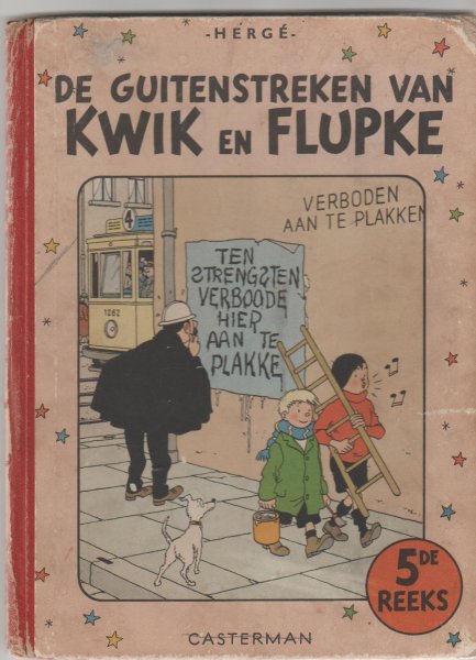 Hergé - De guitenstreken van Kwik en Flupke 5e reeks