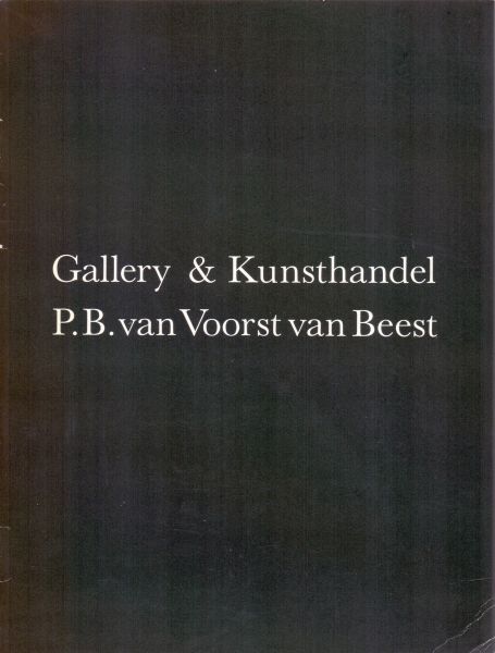 N/N (ds1244) - Kunsthandel P.B.van Voorst van Beest