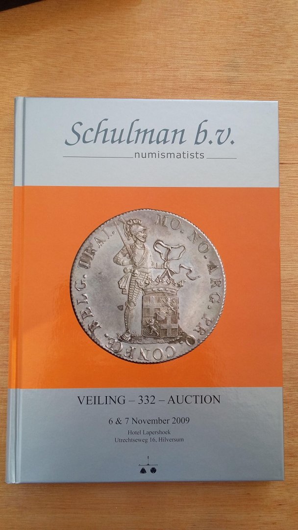 Schulman - Veiling - 332 - auction 6& 7 november 2009